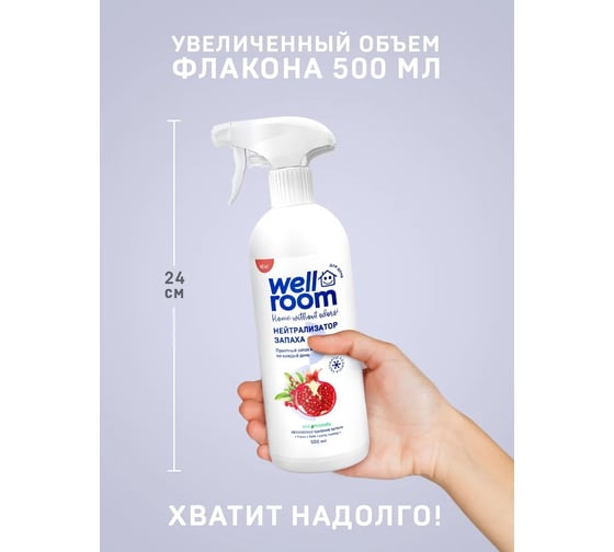 Нейтрализатор запаха Wellroom гранат WRH_OGR500