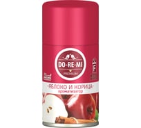 Сменный баллон для автоматических освежителей DO-RE-MI 250мл Яблоко и корица, сухое распыл., 32322 701307