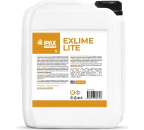 Профессиональное средство для повседневной уборки туалетов и ванных комнат IPAX Exlime Lite 5 л ExL-5-2358