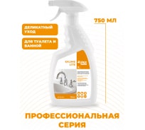 Профессиональное средство для повседневной уборки туалетов и ванных комнат IPAX 750 мл ExL-0,75T-2372