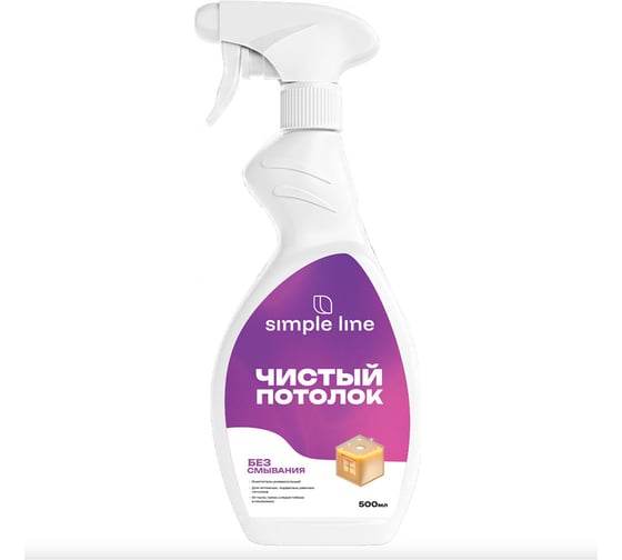 Универсальное моющее средство NOVELHIM SIMPLE LINE очиститель натяжных потолков Stretch 500мл 21310500 1