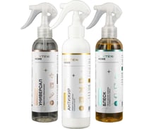 Набор для уборки кухни KRYTEX HOME Универсал, Антижир, Блеск, чистящие спреи для плиты, духовки, стекол и поверхностей Набор для кухни KRYTEX HOME