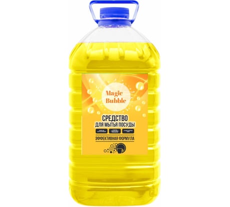 Средство для мытья посуды Magic Bubble лимон, ПЭТ 5л 4131628442319