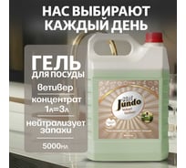 Гель для мытья посуды Jundo Premium Velvet vetiver, 5 л 4903720021569
