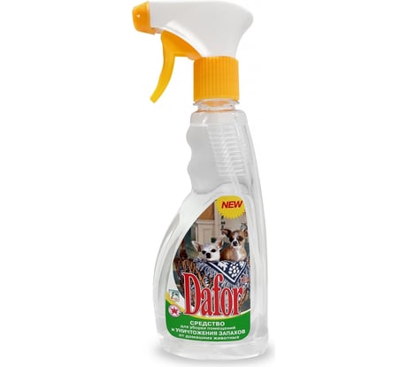 Средство для уничтожения запаха от домашних животных (собак), Дафор 500 мл 4607002301645