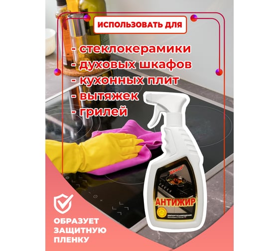 Средство для удаления жира Дафор АНТИЖИР для плит и духовок, 750 мл 4607002303991