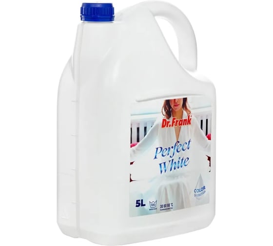 Жидкое средство для стирки белого белья Dr.Frank Perfect White 5 л, 100 стирок DPW005