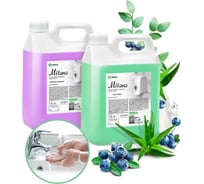 Увлажняющее жидкое крем-мыло для рук и тела Grass Milana черника и алоэ вера 300169