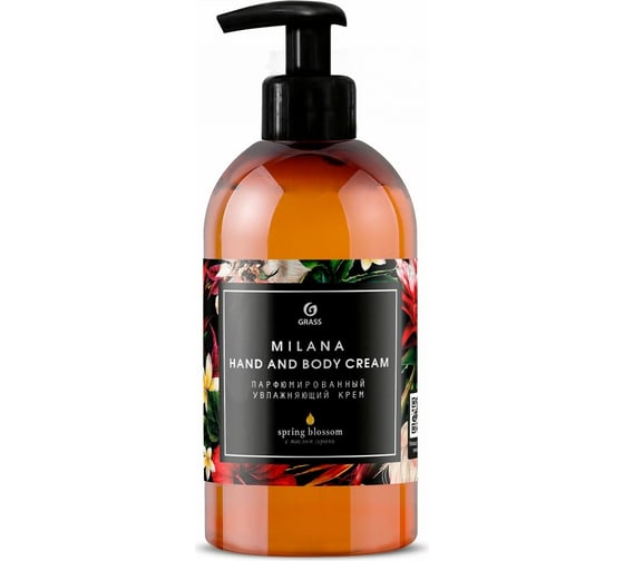 Подарочный набор Grass Milana perfumed line Spring Bloom с маслом герани 125656