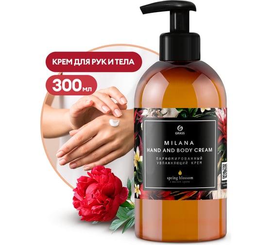 Подарочный набор Grass Milana perfumed line Spring Bloom с маслом герани 125656