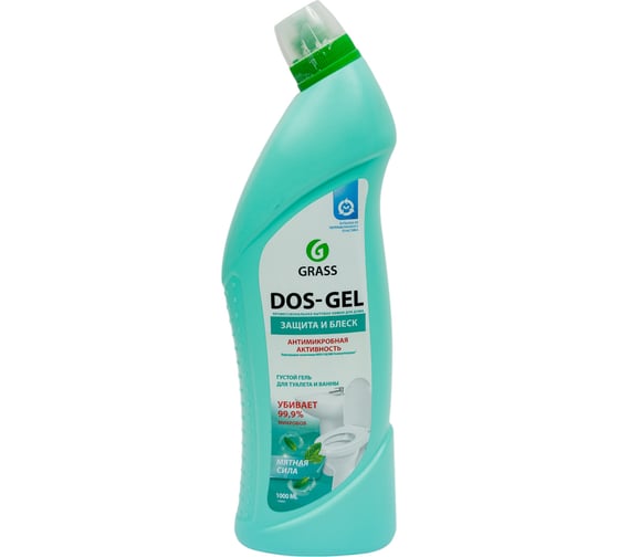 Универсальный чистящий гель Grass DOS GEL Мятная сила флакон 1000 мл 125683