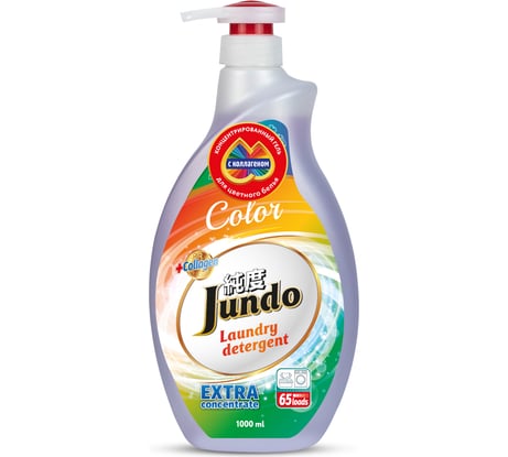 Гель для стирки цветного белья Jundo Premium Color с дозатором 1 л 4903720020074