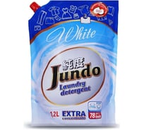 Концентрированный гель для стирки белого белья Jundo White 78 стирок, 1200 мл 4903720020166