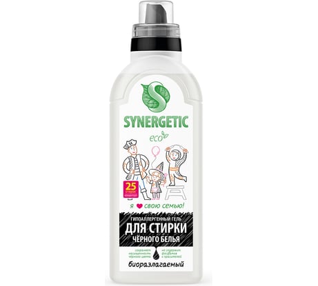 Гель для стирки черного белья SYNERGETIC 750 мл 4607971450047 109752
