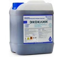 Щелочное пенное моющее средство Чистый Урал Экоклин антипригар, обезжириватель, для коптильных камер и печей, термокамер, канализационных стоков, 10л 4631175796342