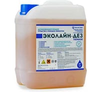 Средство дезинфицирующее с моющим эффектом Чистый Урал Эколайн-ДЕЗ мойка помещений и оборудования с антимикробной активностью, 10л 4631175913497