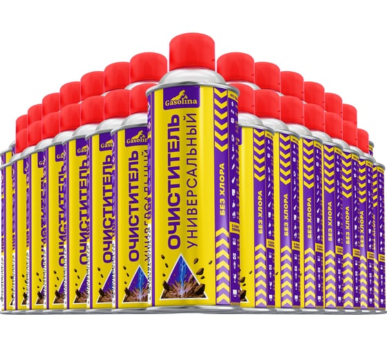 Чистящее средство GASOLINA универсальное, 520 мл, набор 28 штук ГЗ-34/0-520-Т28