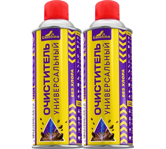 Чистящее средство GASOLINA универсальное, 520 мл, набор 2 штуки ГЗ-34/0-520-Т02