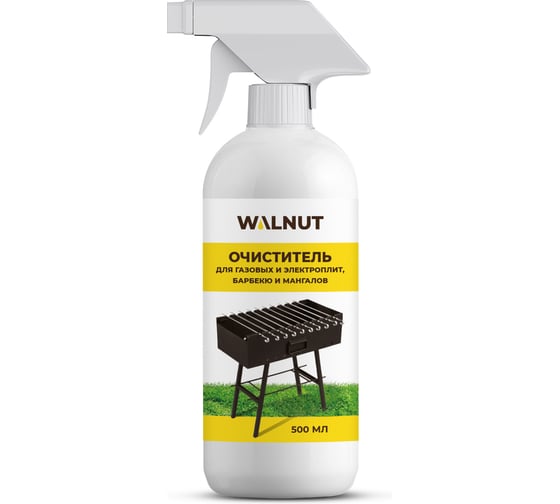 Очиститель для газовых и электроплит, барбекю и мангалов WALNUT 500 мл, WLN0788