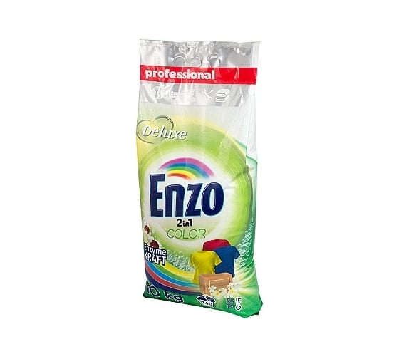 Универсальный стиральный порошок ENZO DELUX COLOR 10 кг 1/1 БХ-11042