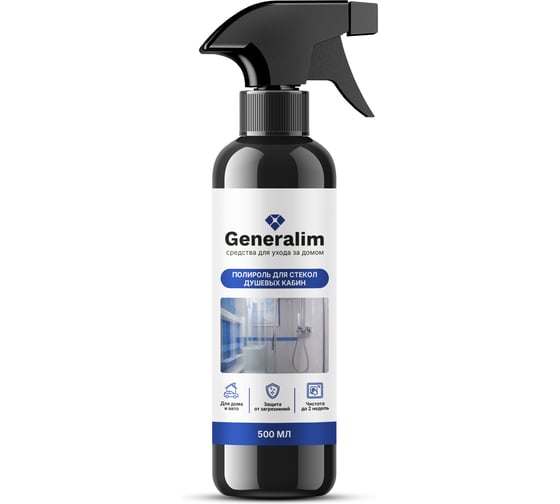 Полироль для стекол душевых кабин Generalim 500 мл GNR0006
