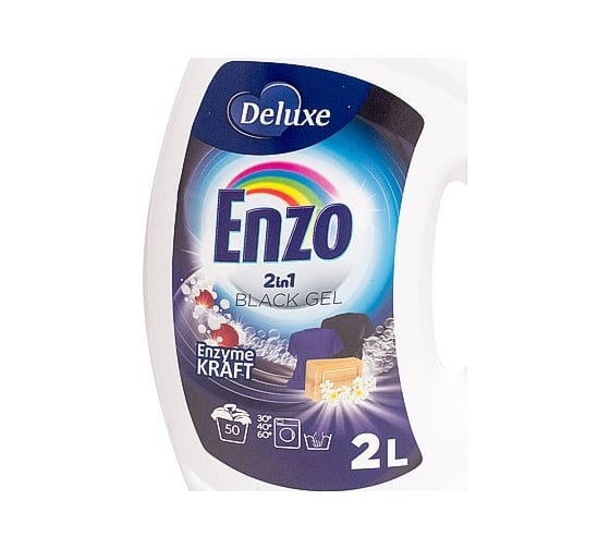 Жидкое средство для стирки темных тканей ENZO DELUX COLOR 2 л 1/6 БХ-12012
