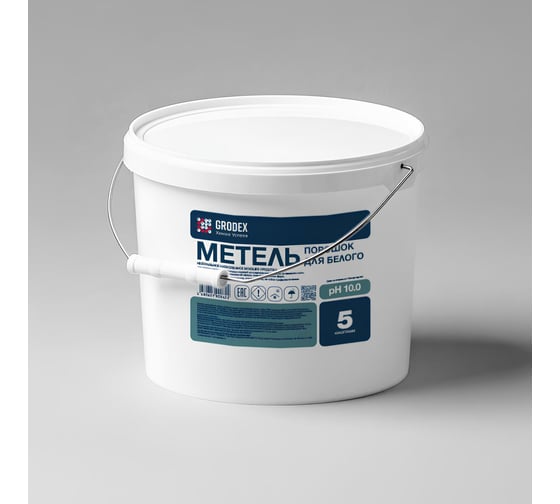 Стиральный порошок для стирки белого текстиля ГРОDЕКС «МЕТЕЛЬ» 5 кг. 027/5