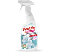 Средство для чистки сантехники кислотное Perklin ЧИСТОТА И БЛЕСК 600мл, антиналет, триггер 702400