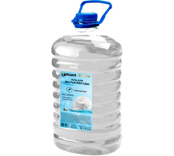 Гель для мытья посуды UPGUARD D1 ECO NEUTRAL 5л, гипоаллергенный, без запаха 041-5