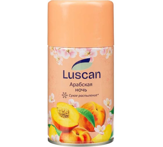 Баллон сменный для автоосвежителя Luscan 250мл, Арабская ночь, сухое распыление 2108381