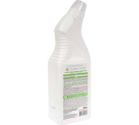 Гель для чистки акриловых ванн CLEAN HOME 800 мл 438