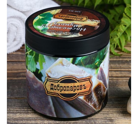 Банное густое мыло Добропаровъ Чёрное, дегтярное, настоящему Мужику, 450 мл 4936161