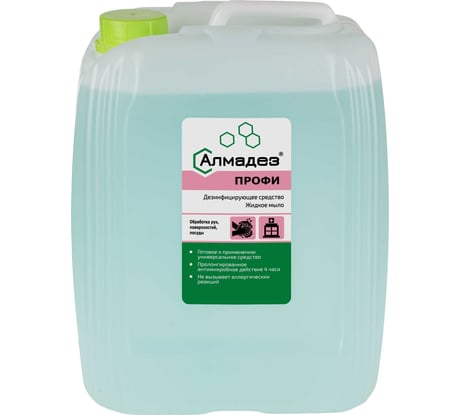 Дезинфицирующее мыло АЛМАДЕЗ Профи 5 л евро канистра МАП-87