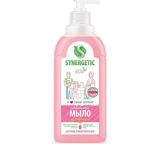 Жидкое мыло SynergeticАромагия дозатор, 500 мл 4623722341310 105057/14 1
