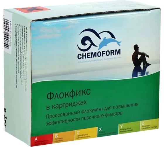 Флокфикс в картриджах CHEMOFORM 1 кг (8х125 г) 0908001-RU