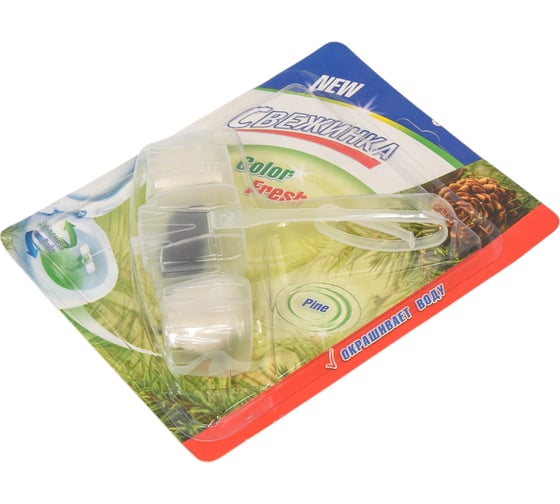 Освежитель Свежинка Блистер WC Color Fresh Зеленая вода (Лес) 2939