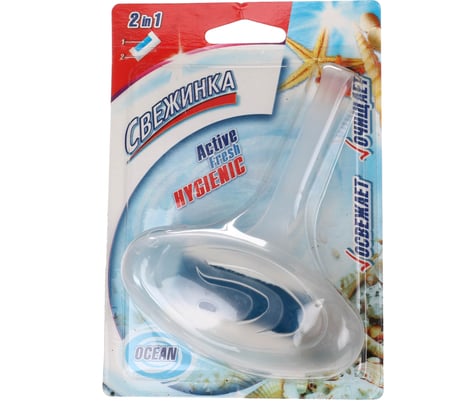 Освежитель Свежинка Блистер WC с гелевой вставкой океан 40 гр 1982