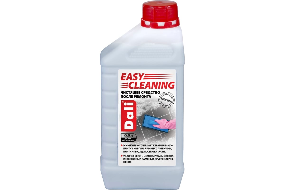 Очиститель после ремонта DALI Easy Cleaning, кислотный 0,9 л 231807 ...