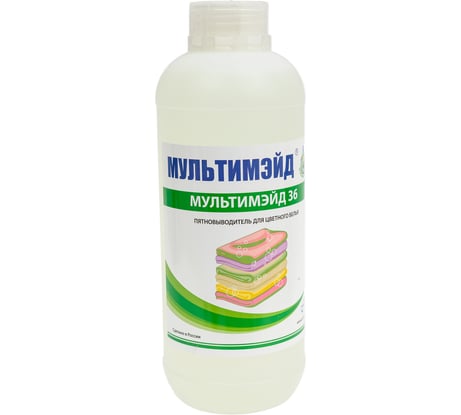Пятновыводитель Мультимэйд 36 для цветного белья профессиональная стирка, 1 л 4607002302642