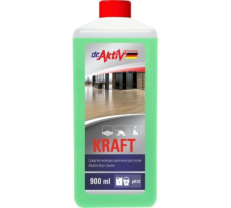 Моющее щелочное средство для полов Sintec Dr.Aktiv Kraft 900 мл 802617