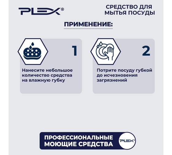 Средство для мытья посуды PLEX с ароматом яблока, 5 л УТ000005966