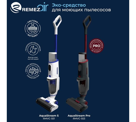 ЭКО-средство для моющих пылесосов Remezair Petzone ЦБ-00000361