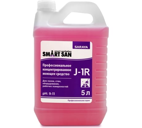 Дезинфицирующее средство с моющим эффектом Saraya Smart San J-1R 5 кг. 67007