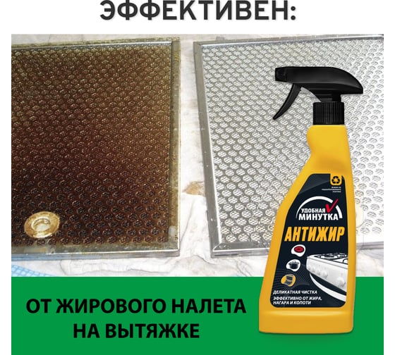Антижир 500 мл (спрей) Удобная минутка 306843