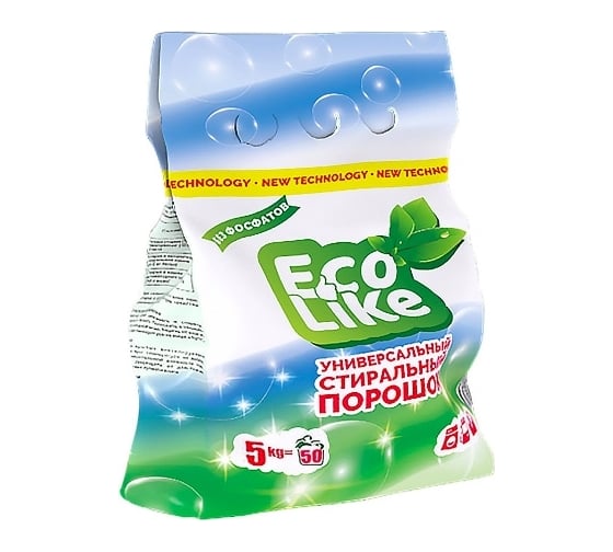 Стиральный порошок Эколайк Ecolike 5 кг, универсальный S_T5000 1