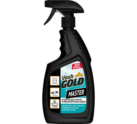 Средство для плитки и межплиточных швов VASH GOLD Master 750 мл., спрей 307802