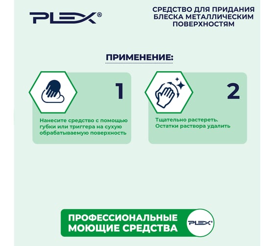 Средство для придания блеска металлическим поверхностям PLEX 5 л УТ000006096