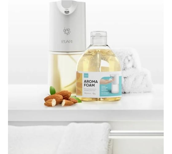 Очищающая пена для заправки дозаторов ELARI Aroma Foam Миндаль, 450 мл, foam Almonds 450