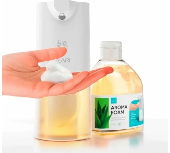 Очищающая пена для заправки дозаторов ELARI Aroma Foam Алоэ, 450 мл, foam Aloe 450