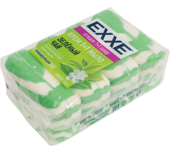 Крем-мыло ЗEXXE Зеленый Чай 4 шт., 90 г 226765